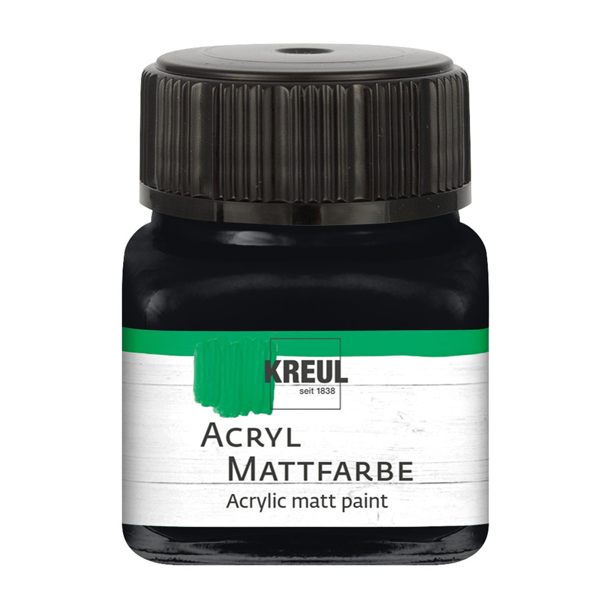 Wijzerlak mat zwart 20ml