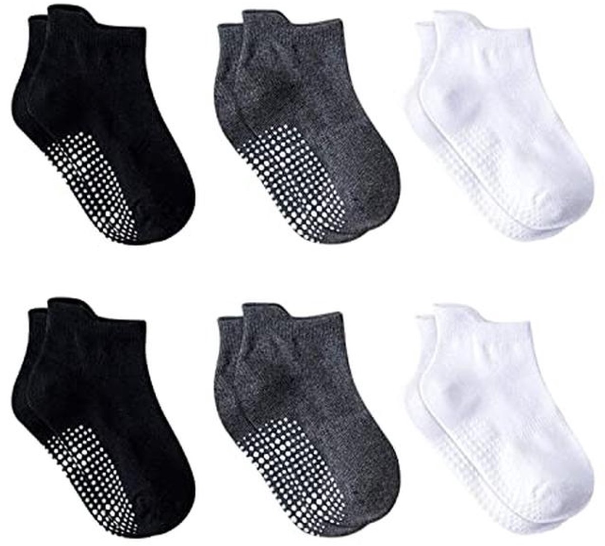 12 Paar Katoenen Korte Socks voor Baby's en Peuters van 0-5 Jaar - Ademend en Zacht