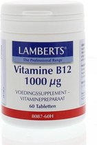 Lamberts Vitamine B12 1000µ - 60 Tabletten - Vitaminen