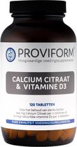 Proviform Voedingssupplementen Calcium citraat & D3