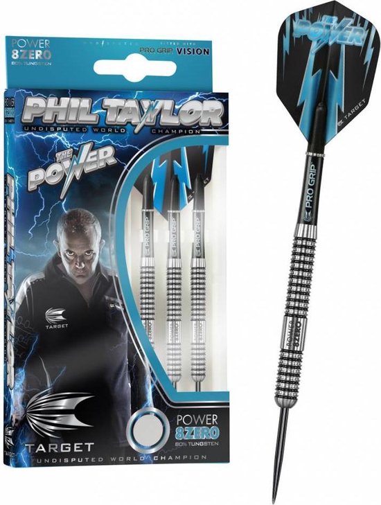 Target Phil Taylor Power 8ZERO 80% - Dartpijlen - 21 Gram van Merkloos — afbeelding 3