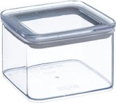5Five Voorraadpot - keuken/voedsel - kunststof - 500 ml - luchtdichte deksel - transparant - 10 x 10 x 7 cm