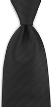 We Love Ties - Stropdas zwart - geweven polyester Microfill