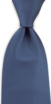 We Love Ties - Stropdas denim blauw - geweven polyester Microfill