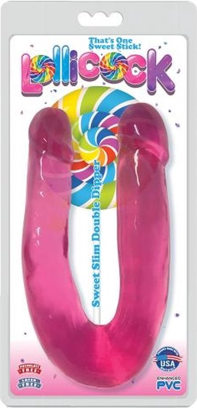 Lollicock Dubbele Dildo - Cherry