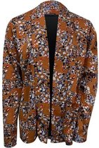 Pink Lady dames vest bruin print - maat XXL