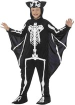 SMIFFY'S - Vleermuis skelet kostuum voor kinderen - 146/158 (10-12 jaar)