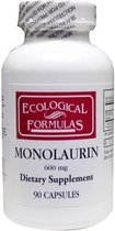 Ecological Formulas Monolaurine 600 Mg- 90 Capsules