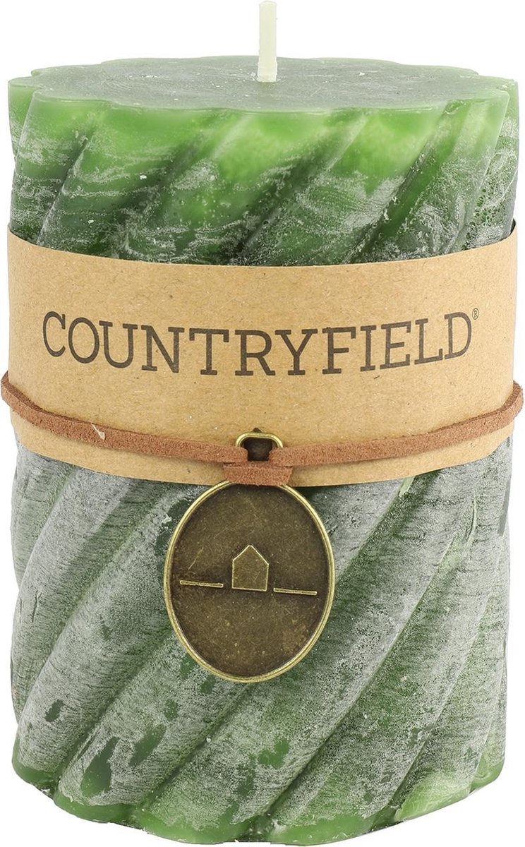 Countryfield Stompkaars met ribbel Groen Ø7 cm | Hoogte 15 cm