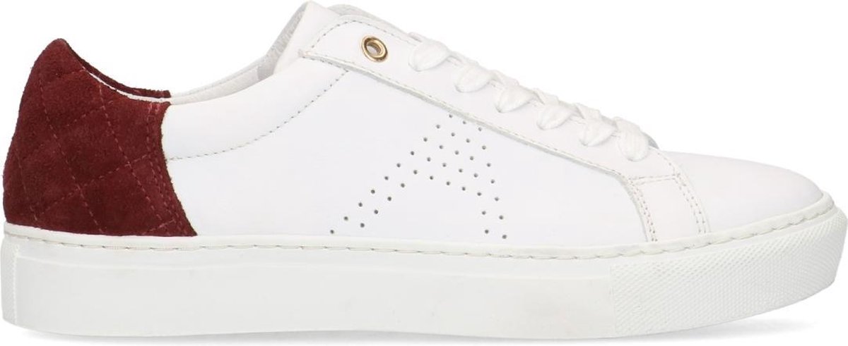 Rode Heren Sneakers met Lucht Zool - Black-Leo.nl