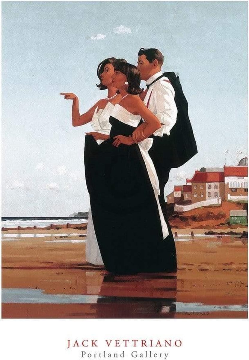 PGM Kunstdruk Jack Vettriano - The Missing Man II 40x50cm Divers