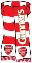 Arsenal FC Official Scarf Shaped Show Your Colours Metal Sign (Red/White)