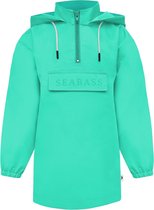 SEABASS Anorak Jacket - Oversized Pasvorm - Kind - Unisex - Duurzaam - 100% Gerecycled Polyester - Waterafstotend - Capuchon - Kangoeroezak - Seaqual - Alle Maten Verkrijgbaar - Kl