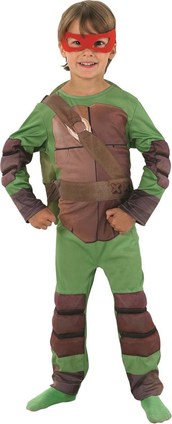 "Gevoerd Ninja Turtle™ pak voor jongens - Kinderkostuums - 98/104"