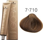 Schwarzkopf Professional Igora Royal Absolutes Age Blend Permanent Anti-age Color Creme Haarverf 7-710 60ml