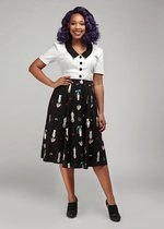 Collectif Matilde Carpe Diem 50's Swing Rok Zwart