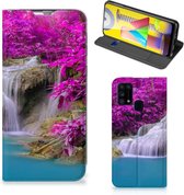 Telefoonhoesje Geschikt voor Samsung Galaxy M31 Wallet Bookcase Waterval