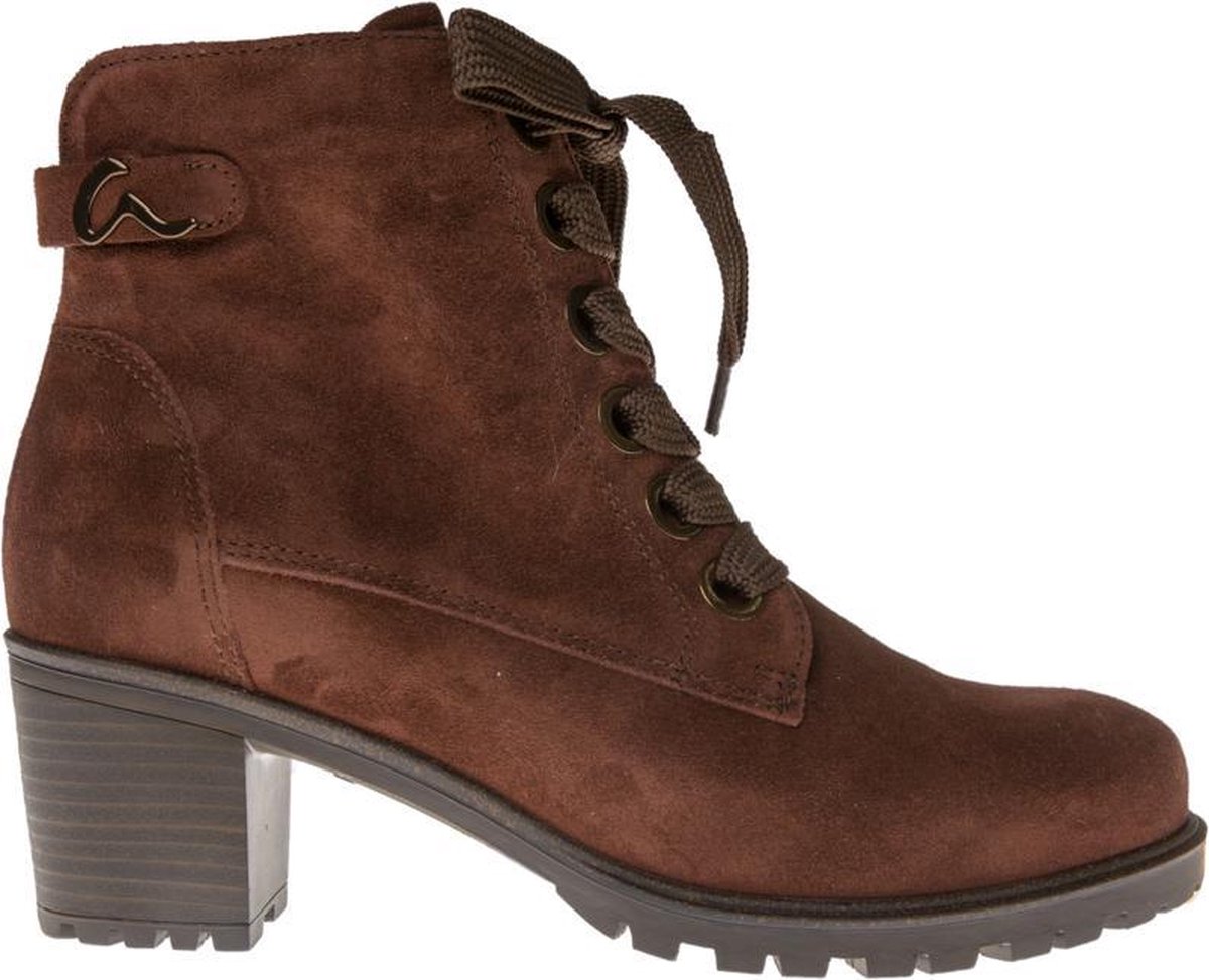 Ara 47367 roodbruine veterboot op een hak ½