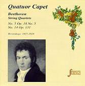 The Capet Quartet Plays Late Beethoven