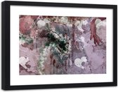 Foto in frame Abstracte hart, 120x80, paars, Premium print