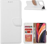 iPhone 12 / 12 Pro Hoesje Wit Bookcase Met Pasjeshouder
