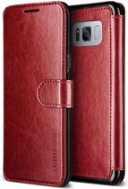 VRS Design Layered Dandy leather case Samsung Galaxy S8 - Wine / Black