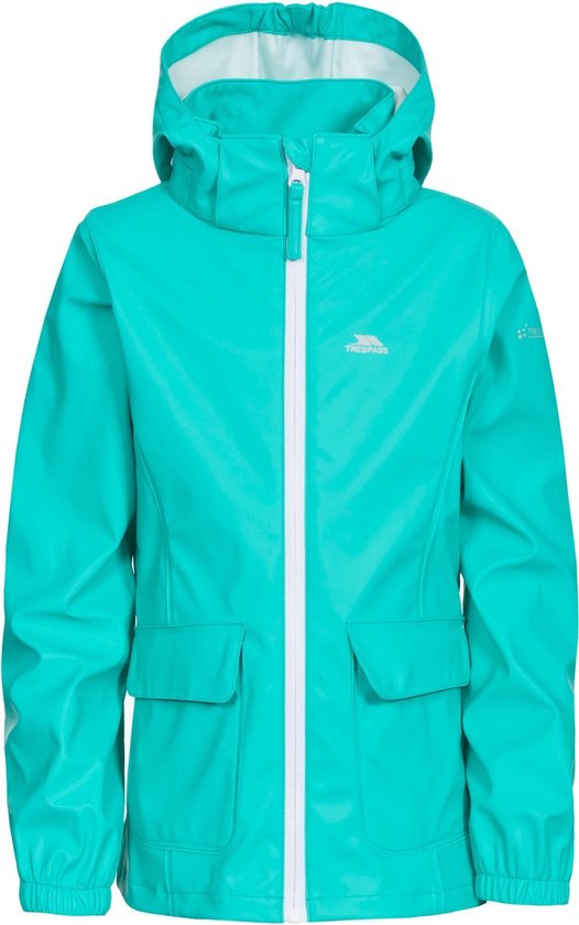 Trespass Childrens Girls Nella Waterproof Jacket (Lagoon)