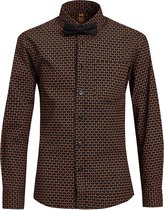WE Fashion Jongens regular fit overhemd met print - Maat 170/176