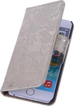 Wicked Narwal | Lace bookstyle / book case/ wallet case Hoes voor iPhone 6 Plus Goud