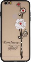 Wicked Narwal | Love Forever Hoesjes voor iPhone 6 / 6s Plus Wit