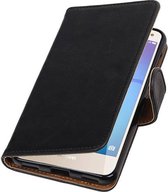 Wicked Narwal | Premium TPU bookstyle / book case/ wallet case voor Huawei Y5 / Y6 2017 Black