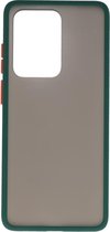 Wicked Narwal | Kleurcombinatie Hard Case voor Samsung Galaxy S20 Ultra / 5G Donker Groen