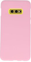 Wicked Narwal | Color TPU Hoesje voor Samsung Samsung Galaxy S10e Roze