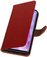 Wicked Narwal | Premium bookstyle / book case/ wallet case voor Huawei Nova 3 Rood