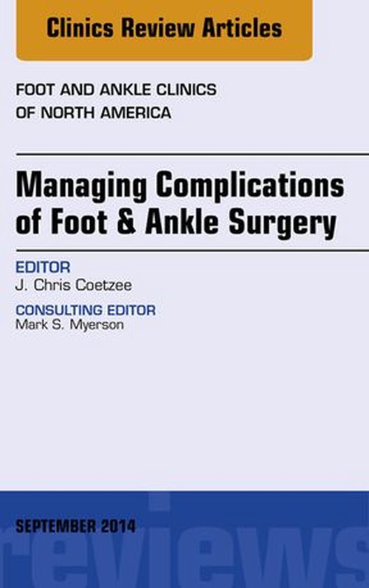 The Clinics: Orthopedics Volume 19-3 - Managing Complication ... - cover