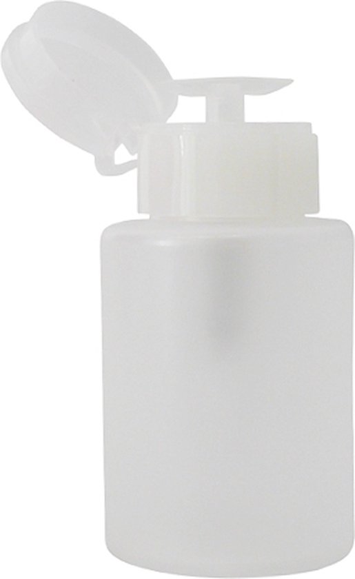 Plastic Clean White Bouteille Avec Distributeur De Pompe. Gel