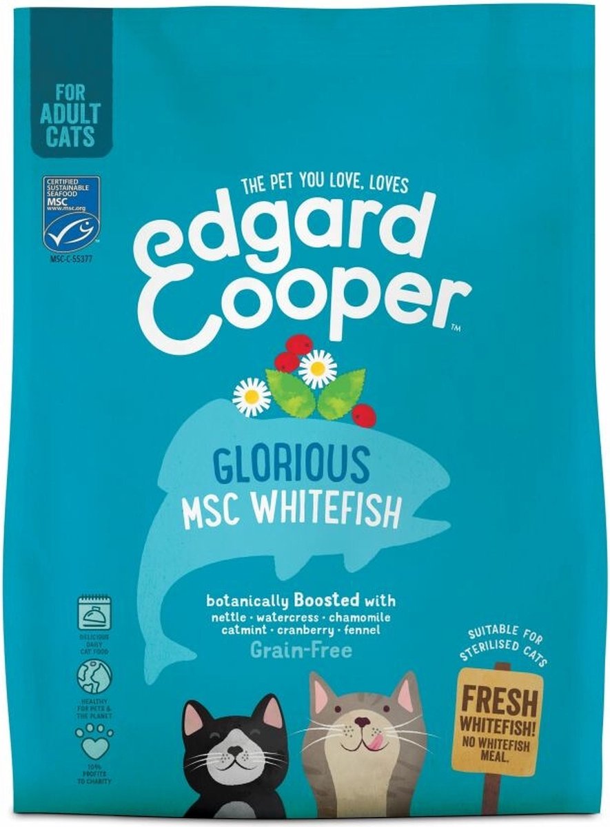 Edgard&Cooper Adult Witvis – Kattenvoer – 300 g Edgard&Cooper Adult Witvis – Kattenvoer – 300 g