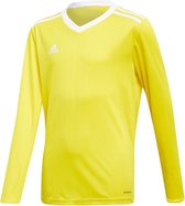 adidas - Tabela 18 LS Jersey JR - Longsleeve Voetbal - 140 - Geel