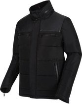 Arnav geïsoleerde, gewatteerde jas van Regatta voor Heren met waterafstotende afwerking, Jas, Zwart