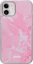 iPhone 12 Mini Hoesje Transparant TPU Case - Pink Sync #ffffff