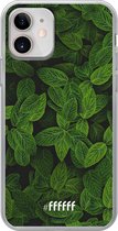 iPhone 12 Mini Hoesje Transparant TPU Case - Jungle Greens #ffffff