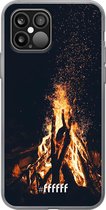6F hoesje - geschikt voor iPhone 12 Pro - Transparant TPU Case - Bonfire #ffffff