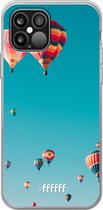 iPhone 12 Pro Max Hoesje Transparant TPU Case - Air Balloons #ffffff