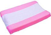 Briljant Baby Waskussenhoes Aankleedkussenhoes Badstof 50 x 65 - Sam - Fuchsia