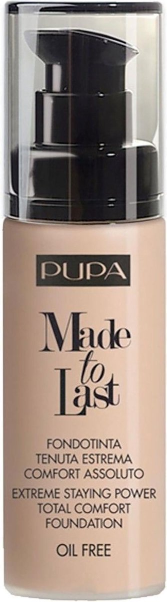 Goedkoopste Pupa Made To Last Foundation 030 Natural Beige