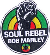 Bob Marley Patch Soul Rebel Multicolours