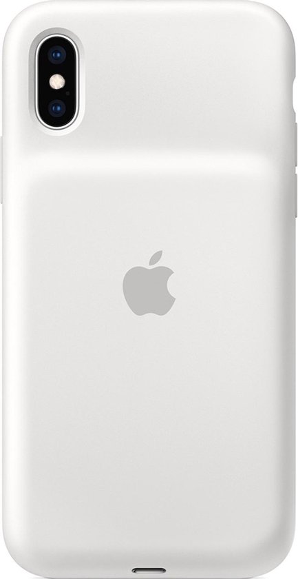 haspel Auto Doctor in de filosofie Apple Smart Battery Case iPhone Xs hoesje - White | bol.com