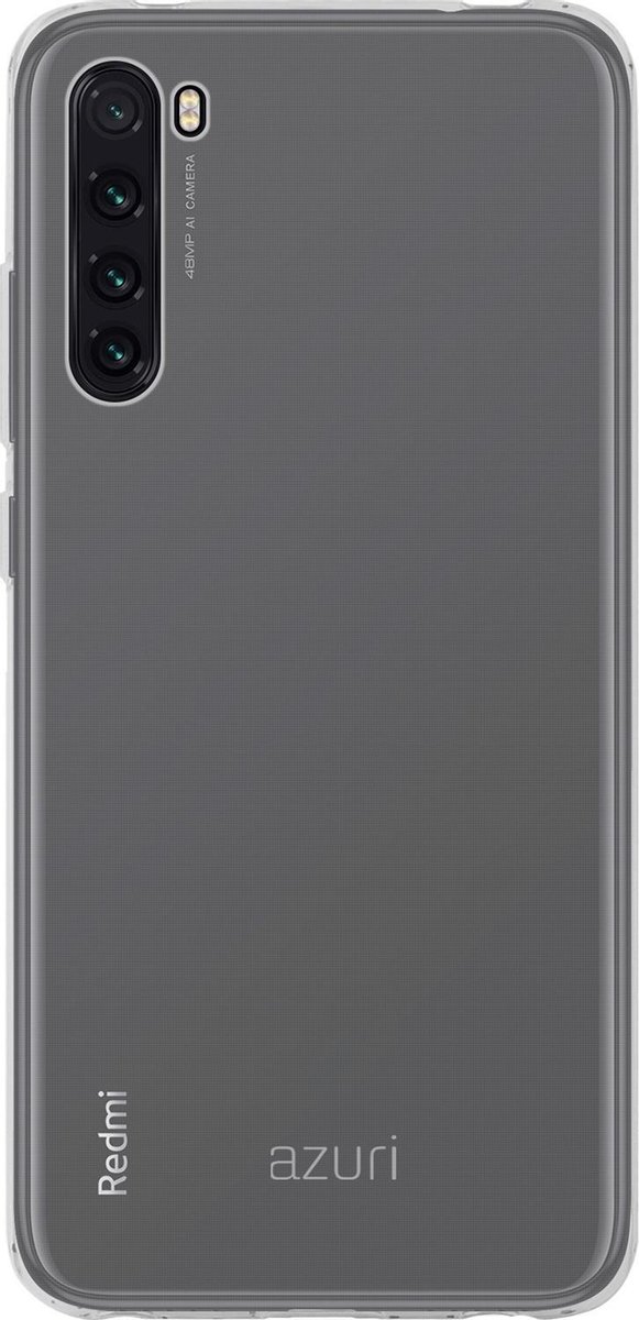 Azuri hoesje voor Xiaomi Redmi Note 8T - Transparant