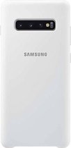 Samsung silicone cover - wit - voor Samsung Galaxy S10 Plus