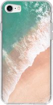 Hoesje Siliconen Geschikt voor iPhone SE (2022) / SE (2020) / 8 / 7 - Design Backcover siliconen - Meerkleurig / Beach